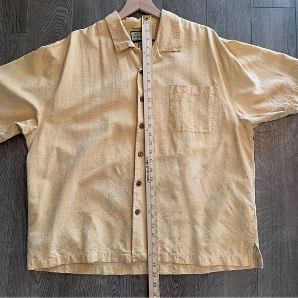 JAMAIKA JAXX Silk Hawaiian Shirt Men’s XXL Gold Shirt Men’s XXL Short Sleeve. - Picture 13 of 13